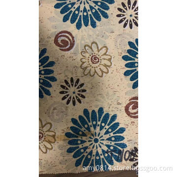 Colorful Comfortable Flower Materials Printed Fabric